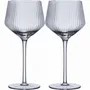 Verres - Verre à vin blanc Vuolle Stripe 2 pièces Transparent 35 cl - PENTIK