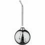 Objets de décoration - Boule de Noël Saaga en verre argenté 8 cm - PENTIK
