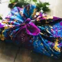 Other Christmas decorations - The Deer Seeing Itself in the Water Size M 55x55cm - CARÉDEAU PAPIER CADEAU RÉUTILISABLE