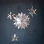 Other Christmas decorations - DIMAANO GRANDE star in black or gold, handmade - KLATT OBJECTS