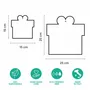 Other Christmas decorations - Christmas Cardboard Window Decorations - Gift Packs (Pack of 4) - RIPPOTAI