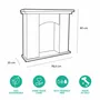 Other Christmas decorations - Eco-friendly Cardboard Fireplace for Christmas Windows - RIPPOTAI