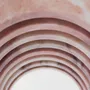 Coffee tables - "BALANCE" PINK MARBLE SIDE TABLE - KIWANO CONCEPT