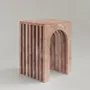 Coffee tables - "BALANCE" PINK MARBLE SIDE TABLE - KIWANO CONCEPT