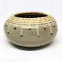 Decorative objects - Large Ceramic and Rattan bowl - SATCHA