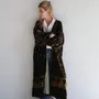 Apparel - Silk velvet printed kimono - SANJANAANDME