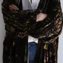 Apparel - Silk velvet printed kimono - SANJANAANDME