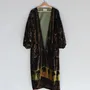 Apparel - Silk velvet printed kimono - SANJANAANDME