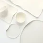 Everyday plates - [Yido Pottery] Sun Series, white porcelain - K-CERAMIC