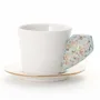 Accessoires thé et café - [JIWOON] Coffee & tea set Série, porcelaine blanche, porcelaine coloré - JIWOON
