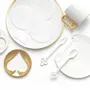 Assiettes de réception - [ANOTHER CERAMIC] Collection de cartes, porcelaine blanche - ANOTHER CERAMIC