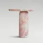 Coffee tables - "BOLD" PINK MARBLE SIDE TABLE - KIWANO CONCEPT