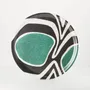 Plateaux - Plateau de service rond en bois - zébre vert 38 cm - MONBOPLATO
