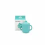 Children's mealtime - Silicone Sippy Cup with handles - Lagoon - EKOBO
