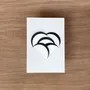 Gifts - HEART Object Card OISO® - White - With frame - OISO