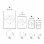 Gifts - HEART Object Card OISO® - White - With frame - OISO