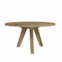 Autres tables - Table ronde d'extérieur Liesje en teck naturel - SEMPRE IN & OUTDOOR LIVING BV