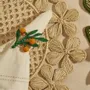 Linge de table textile - Anneau de serviette Orange Branch - CORO CORA