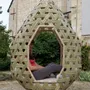 Armchairs - Hanging chair " Diamond " - ATELIER BRINS DE MALICE - VANNERIE D'ART