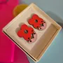 Jewelry - MICHELLE earrings A cat with a flea - UN CHAT QU'A SA PUCE