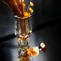 Crystal ware - Ambrosià Handmade Amber Crystal Vase- Statement Piece - ARCAICO