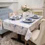 Table cloths - Tablecloth Blossom Blue - 130 cm x 200 cm - ROSEBERRY HOME
