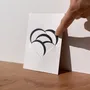 Chambres d'hôtels - COEUR Carte-objet ludique OISO® - Blanc - OISO