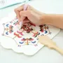 Loisirs créatifs pour enfant - [ARTSOOMBI] Museum in Hand "Buchae" Kit DIY Éventail à Feuille d’Or - KCDF