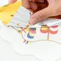 Loisirs créatifs pour enfant - [ARTSOOMBI] Museum in Hand "Buchae" Kit DIY Éventail à Feuille d’Or - KCDF