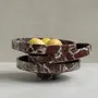 Plats et saladiers - ROSSO LEVANTO MARBLE NARROW BOWL - KIWANO CONCEPT