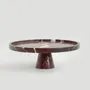 Platter and bowls - ROSSO LEVANTO CAKE STAND - KIWANO CONCEPT