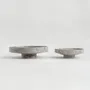 Platter and bowls - SILVER TRAVERTINE NARROW BOWL XL - KIWANO CONCEPT