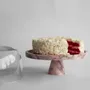 Platter and bowls - PINK MARBLE CAKE STAND - KIWANO CONCEPT