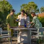 Tables de jardin - Dome Dining table - JATI KEBON