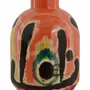 Objets de décoration - VASE 'KYOTO' CERAMIQUE ORANGE/NOIR - FANCY