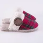 Homewear - Christmas magic at your feet: cozy tartan wool slippers. - ATELIER COSTÀ