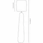 Floor lamps - Sea Star Floor Lamp – Sculptural Biocomposite Base with Cotton Fringe - PLETOSTUDIO