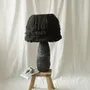Table lamps - Wool Smola Table Lamp – Japandi & Wabi-Sabi Eco Lighting - PLETOSTUDIO