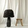 Table lamps - Wool Smola Table Lamp – Japandi & Wabi-Sabi Eco Lighting - PLETOSTUDIO