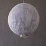 Ceiling lights - Svitylo Large Pendant Light – Sculptural Hemp Fiber Moon Form - PLETOSTUDIO