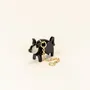 Jewelry - Pig ear charm in black horn and mother-of-pearl - L INDOCHINEUR X RIVÊT