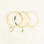 Bracelets - Set of 3 bangles with charms in blond horn size M - L INDOCHINEUR X RIVÊT