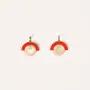 Jewelry - Lacquered horn hoop earrings - L INDOCHINEUR X RIVÊT
