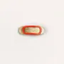 Barrettes - Blonde horn and orange lacquer barrette - L INDOCHINEUR X RIVÊT