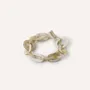 Bracelets - Mesh bracelet in blonde horn - L INDOCHINEUR X RIVÊT