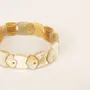 Bracelets - Elastic bracelet Ketone in blond horn - L INDOCHINEUR X RIVÊT