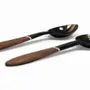 Couverts & ustensiles de cuisine - Grands couverts en corne manche bois de rose - L INDOCHINEUR X RIVÊT