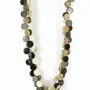 Bijoux - Double collier pastilles en corne blonde et noire - L INDOCHINEUR X RIVÊT