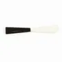 Knives - Butter knife with black horn handle and bone blade - L INDOCHINEUR X RIVÊT