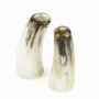 Moulins à épices - Mini set de salière et poivrier corne blonde africaine - L INDOCHINEUR X RIVÊT